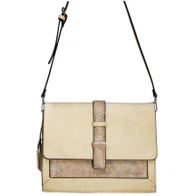 Henley Claudia Bag - Cream/Beige Croc